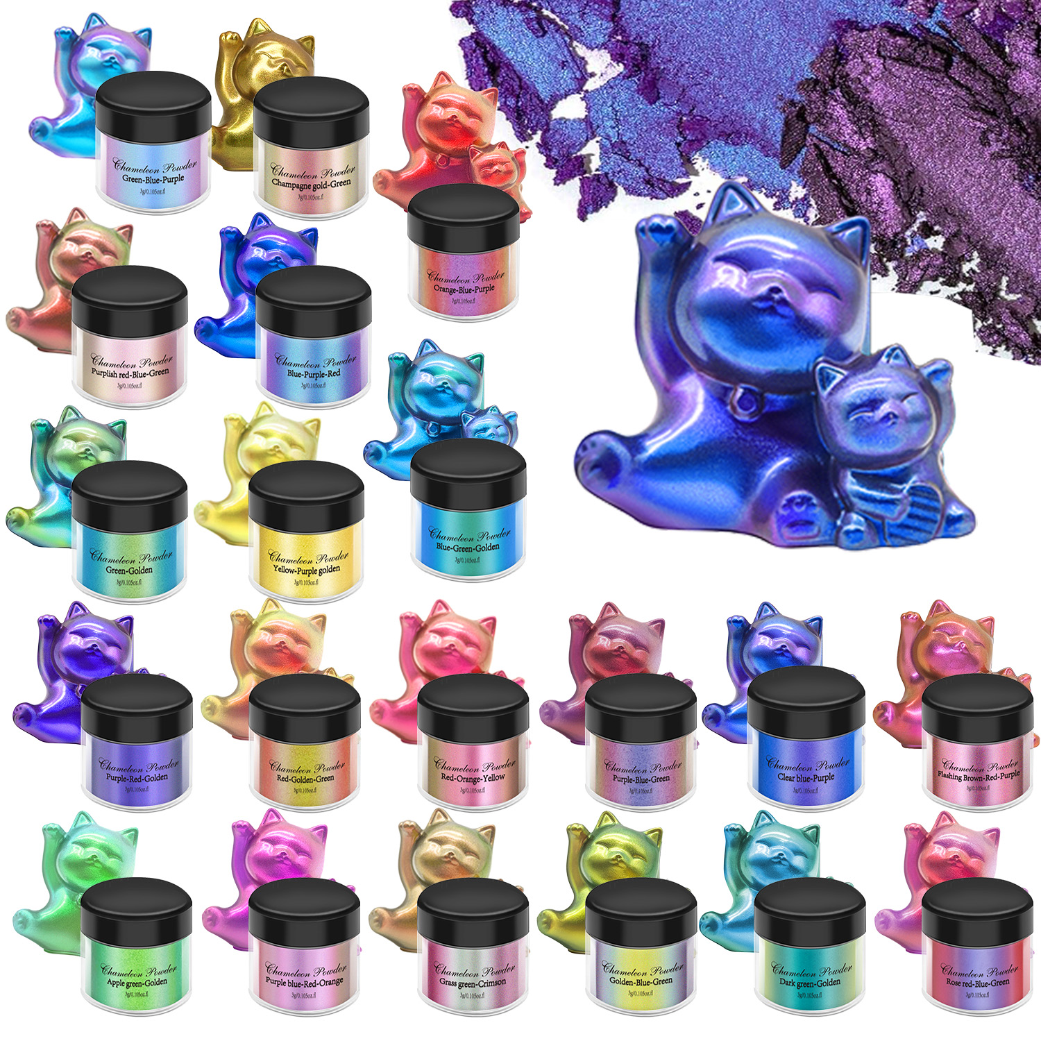 Candle Making Bath - 3g Chameleon Mica Powder Color Shift