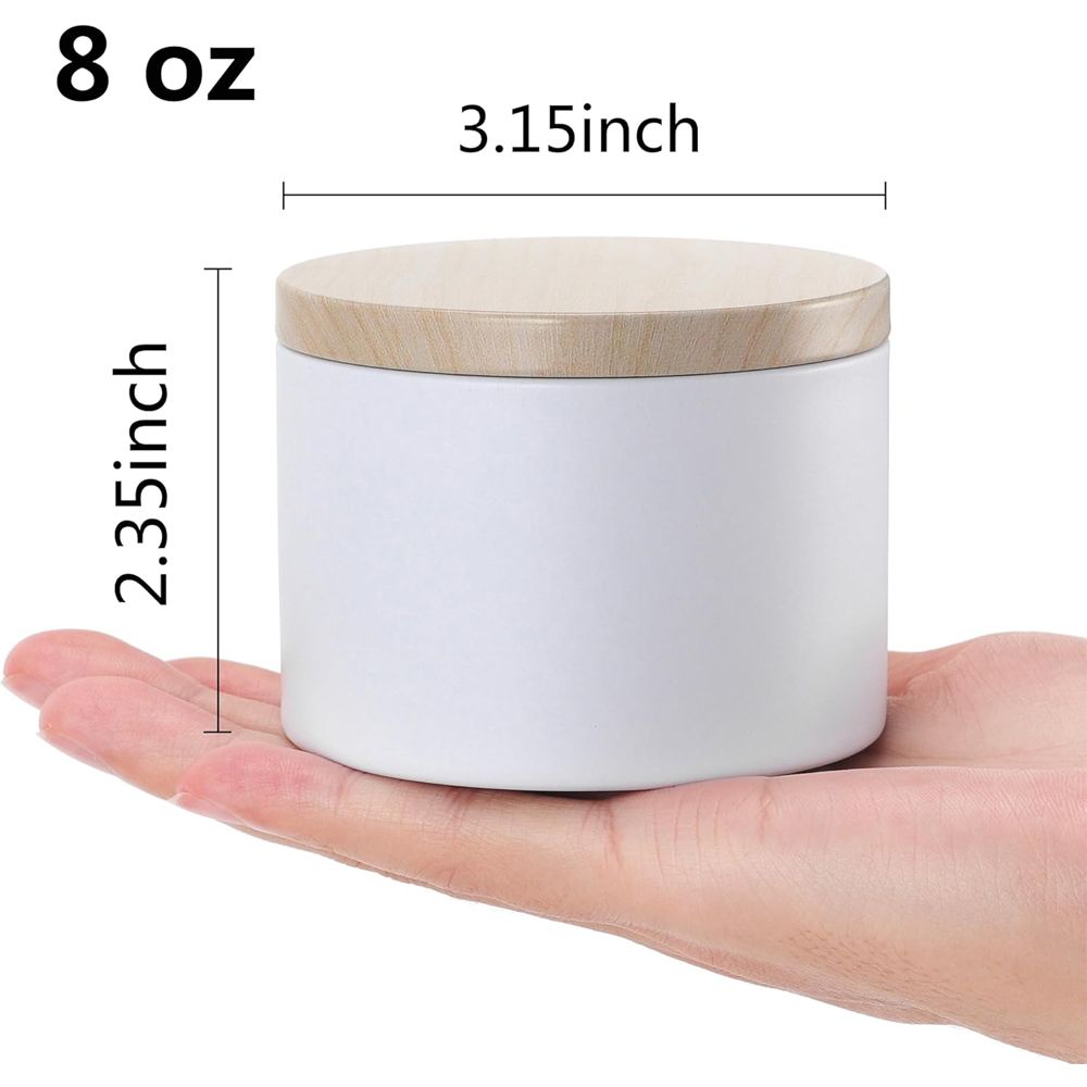 White Candle tins with Metal W - Candle Making Homewood recensie en prijs