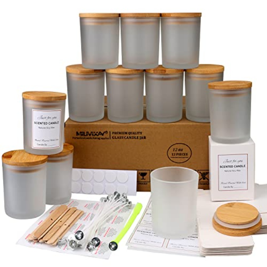 12 Pack 12 OZ Glass Candle Jar - Candle Making Glass Jars recensie en prijs