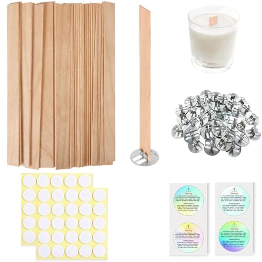 200 Pcs Thicked Wood Candle Wi - Candle Making Homewood recensie en prijs