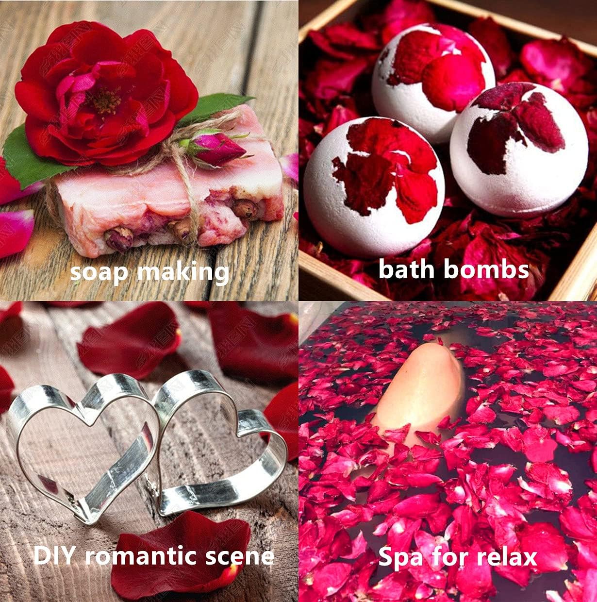 Dried Red Rose Petals 1.75oz/5 - Candle Making Bath recensie en prijs