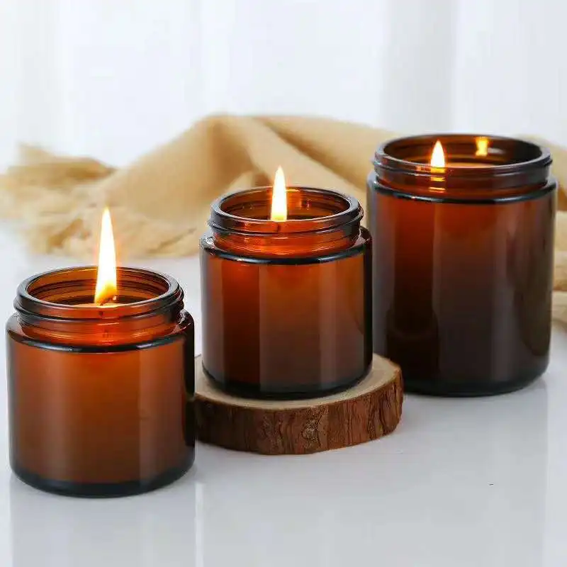Glass Candle Jars, 4oz Amber R - Candle Making Glass Jars recensie en prijs
