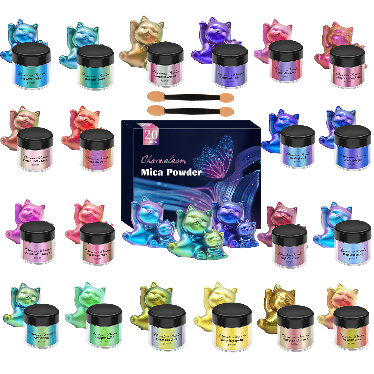3g Chameleon Mica Powder Color - Candle Making Bath recensie en prijs