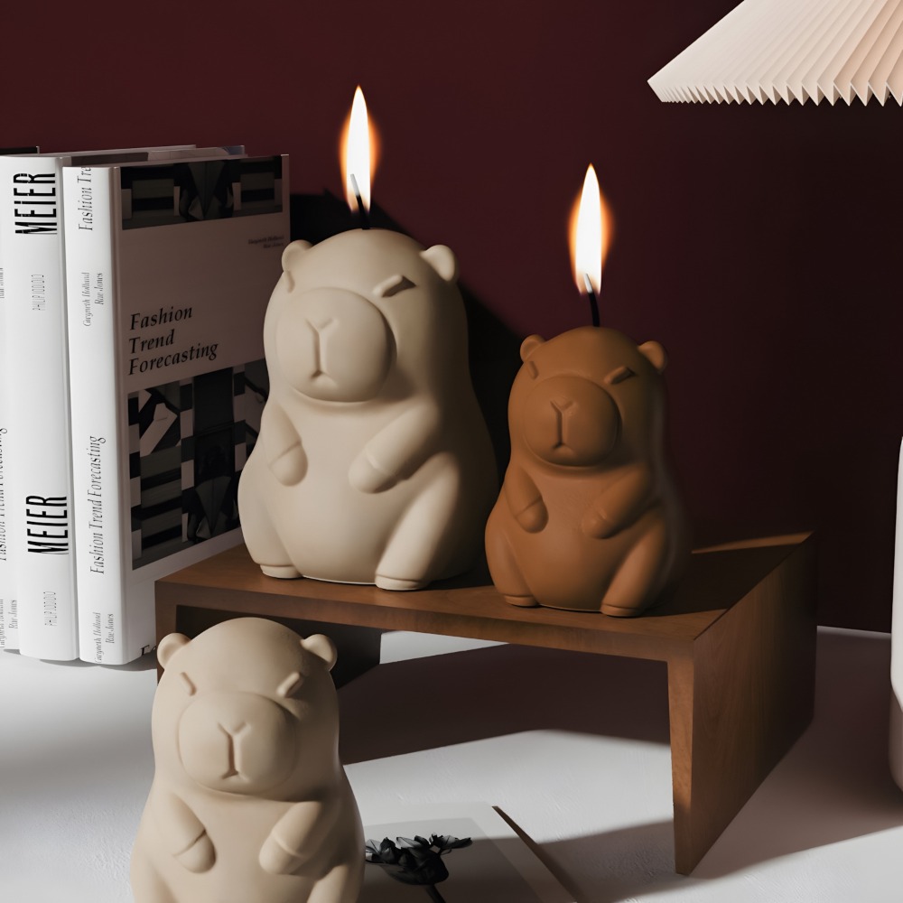 Standing Capybara Scent Candle - Candle Making Video recensie en prijs