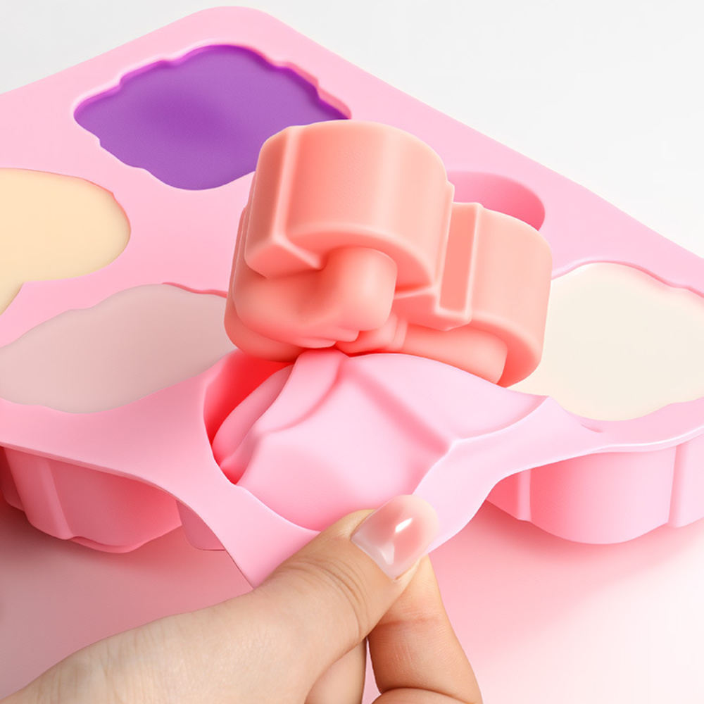 Square Heart Shape Silicone Mo - Candle Making Video recensie en prijs