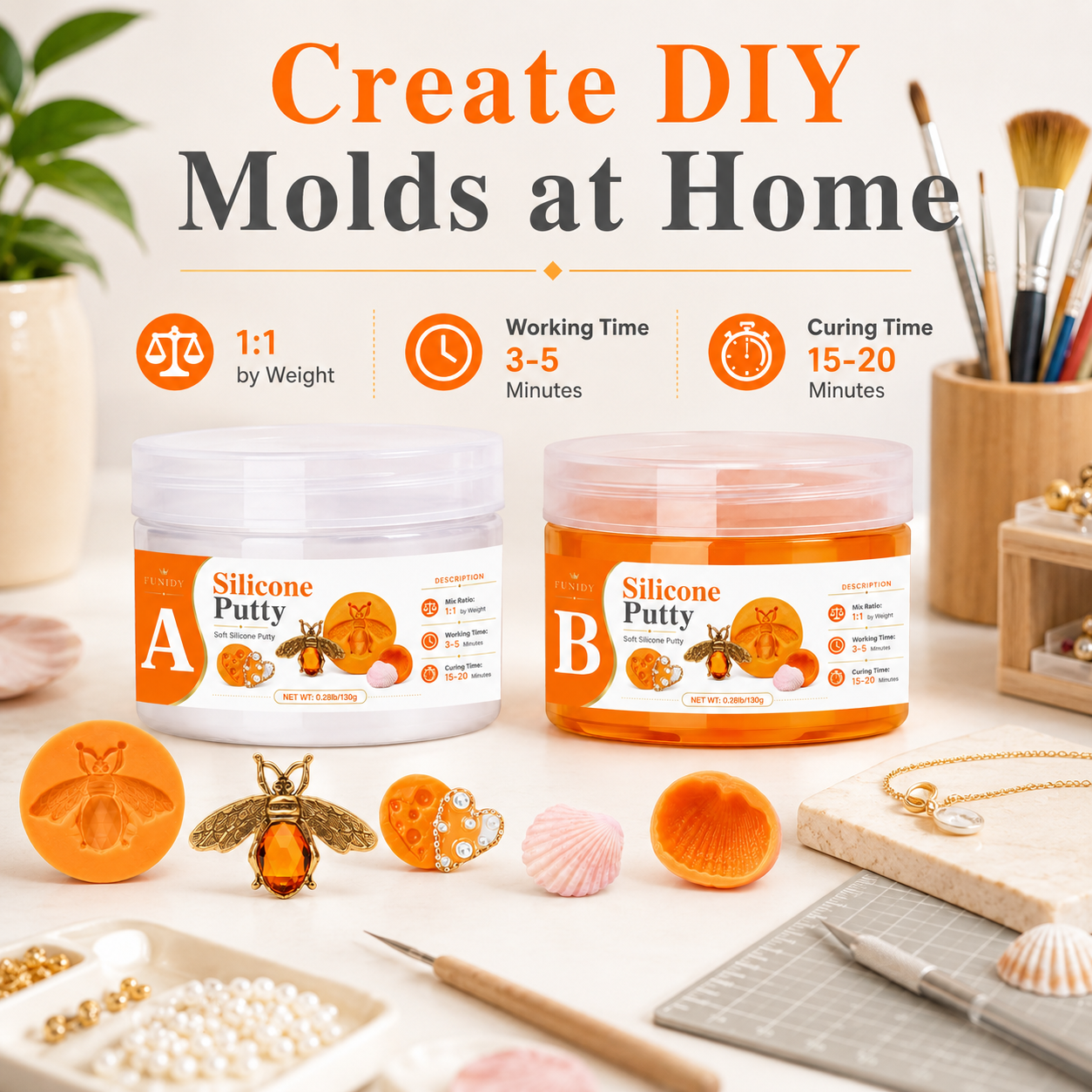 SILICONE PUTTY Making Kit, Fas - Candle Making At Home recensie en prijs