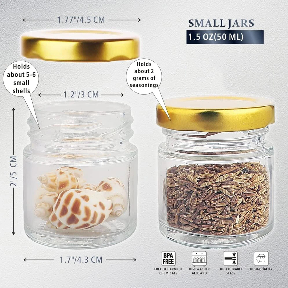 Small Glass Jars with Lids, 1. - Candle Making Glass Jars recensie en prijs