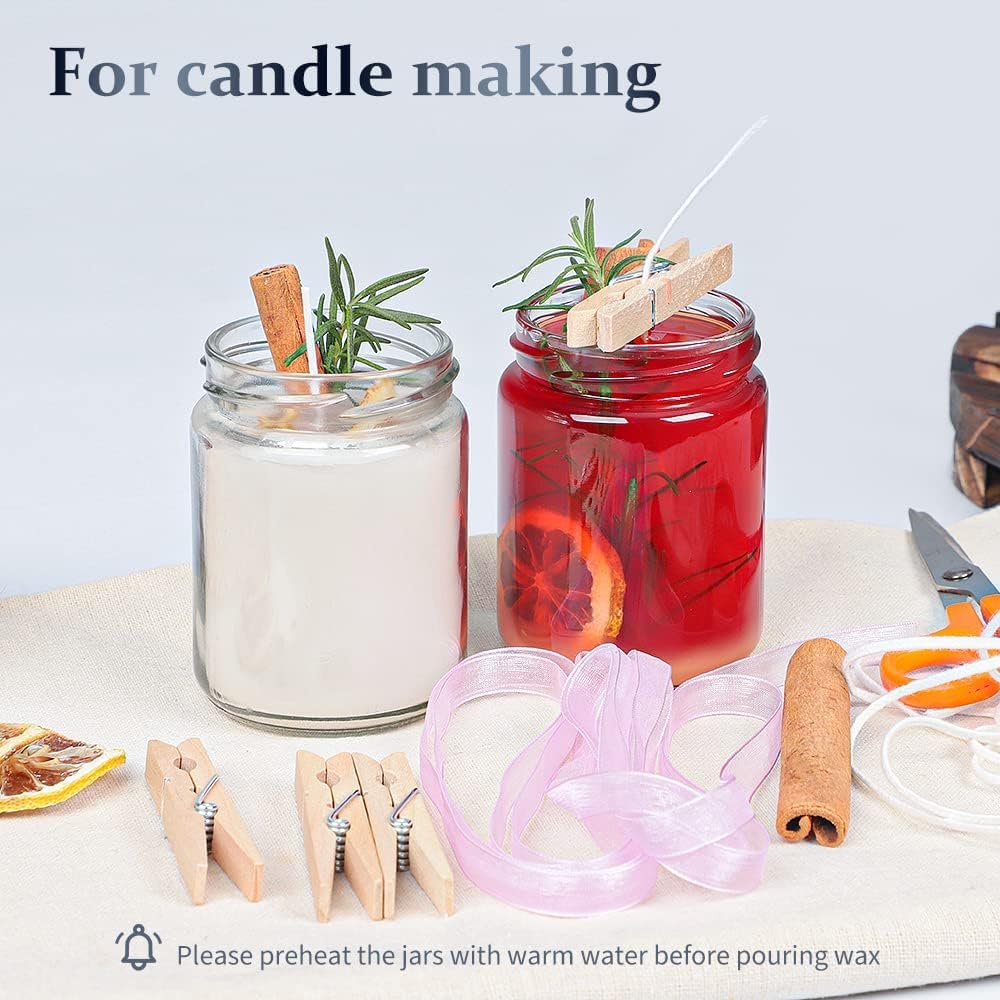 8 oz Small Glass Jars with Air - Candle Making Glass Jars recensie en prijs