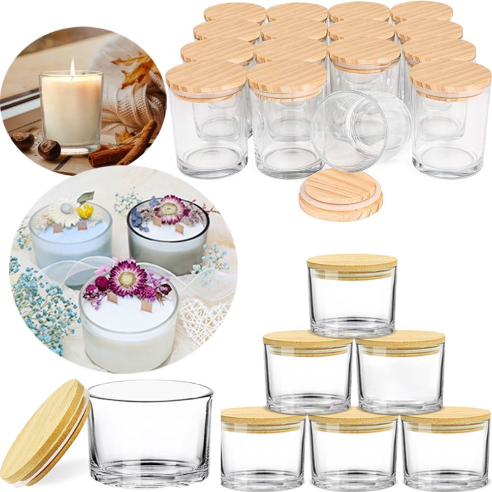 Clear Glass Candle Jars Small  - Candle Making Glass Jars recensie en prijs