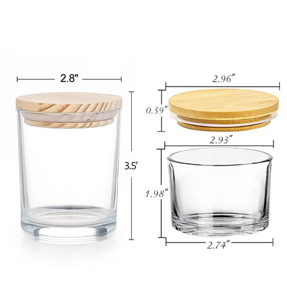 Clear Glass Candle Jars Small  - Candle Making Glass Jars recensie en prijs