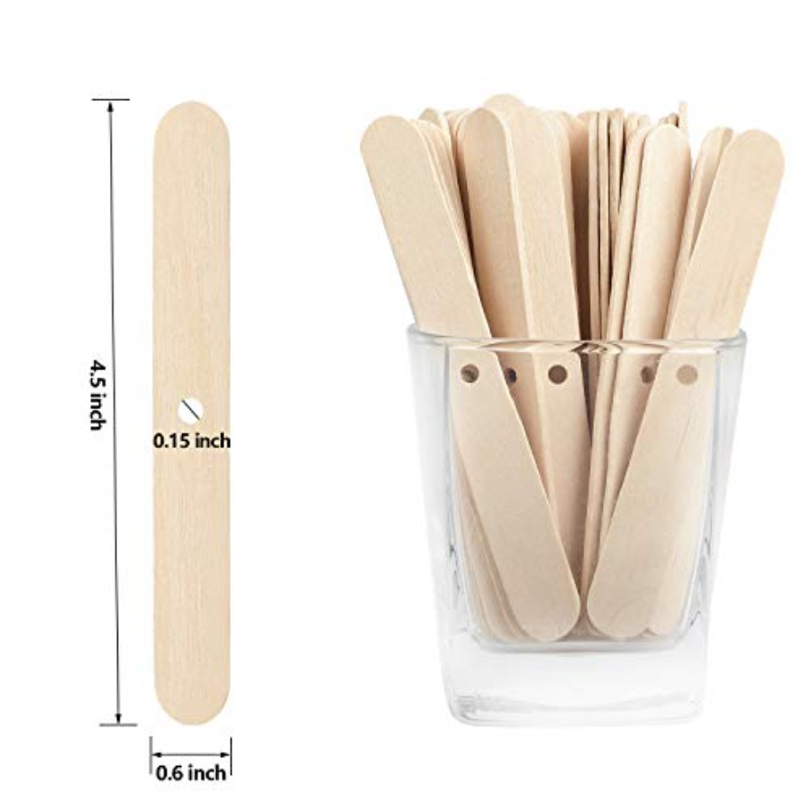 100pcs Wooden Candle Wick Hold - Candle Making Homewood recensie en prijs