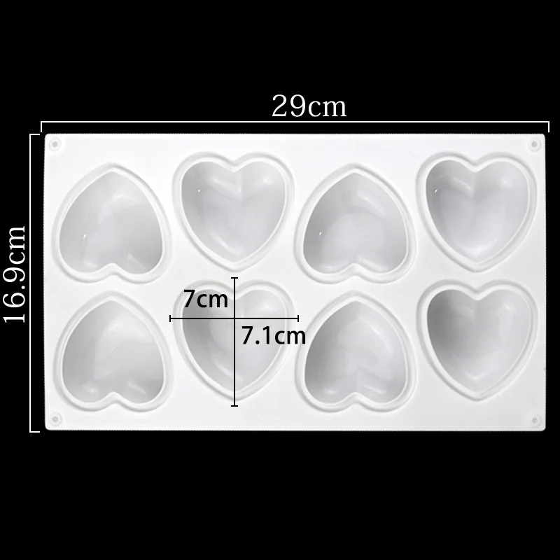 Love Heart Silicone Soap Mold  - Candle Making At Home recensie en prijs