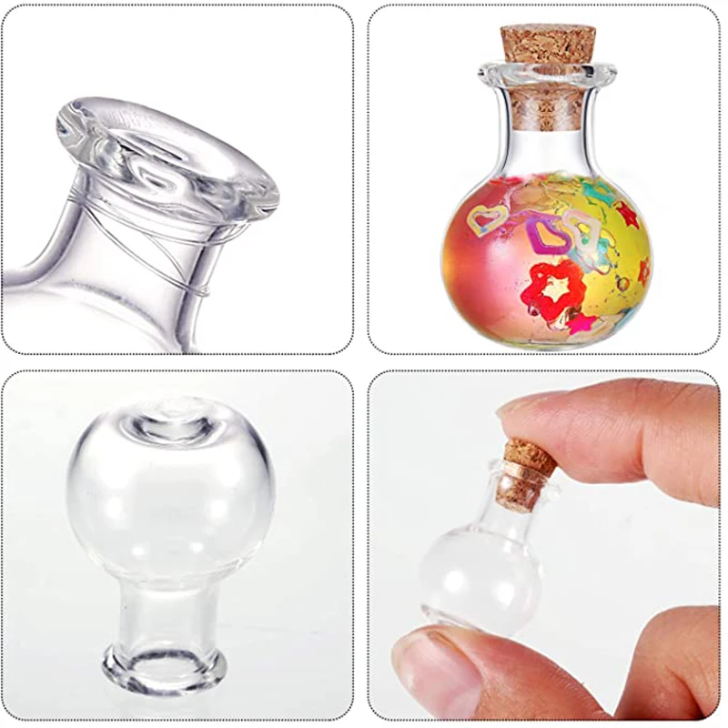 10Pcs Small Glass Bottles Mini - Candle Making Glass Jars recensie en prijs