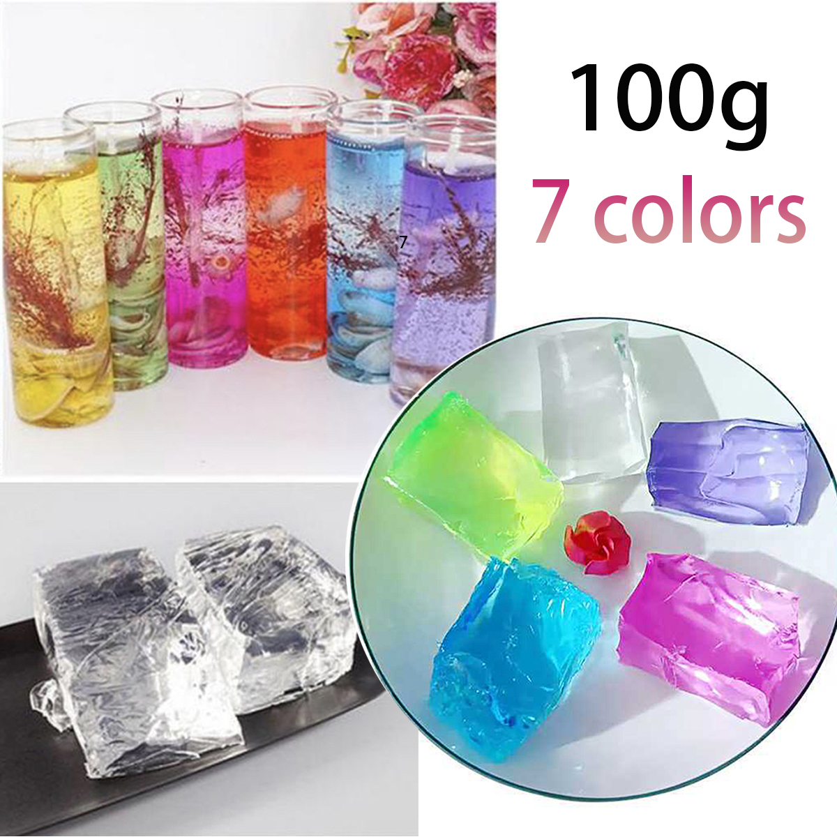 100G 7Colors Jelly Wax DIY Han - Candle Making At Home recensie en prijs
