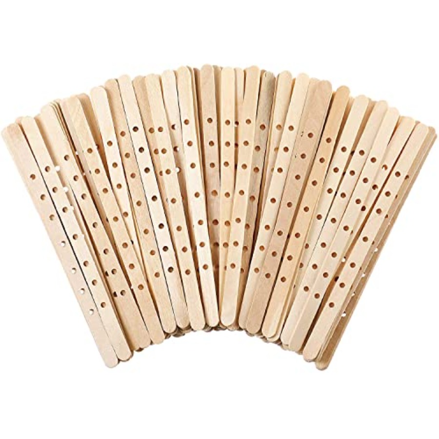 100pcs Wooden Candle Wick Hold - Candle Making Homewood recensie en prijs