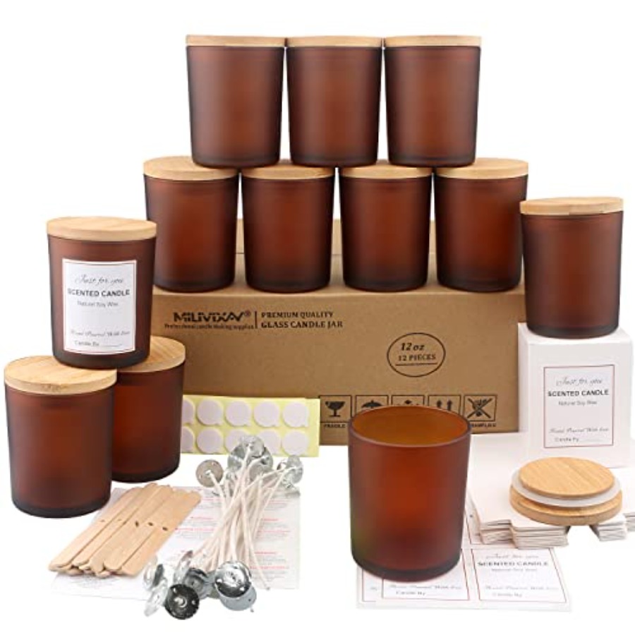 12 Pack 12 OZ Glass Candle Jar - Candle Making Glass Jars recensie en prijs