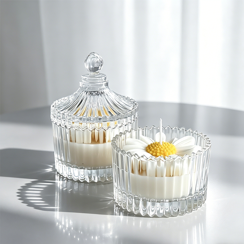 Empty Glass Candle Jar with Li - Candle Making Glass Jars recensie en prijs