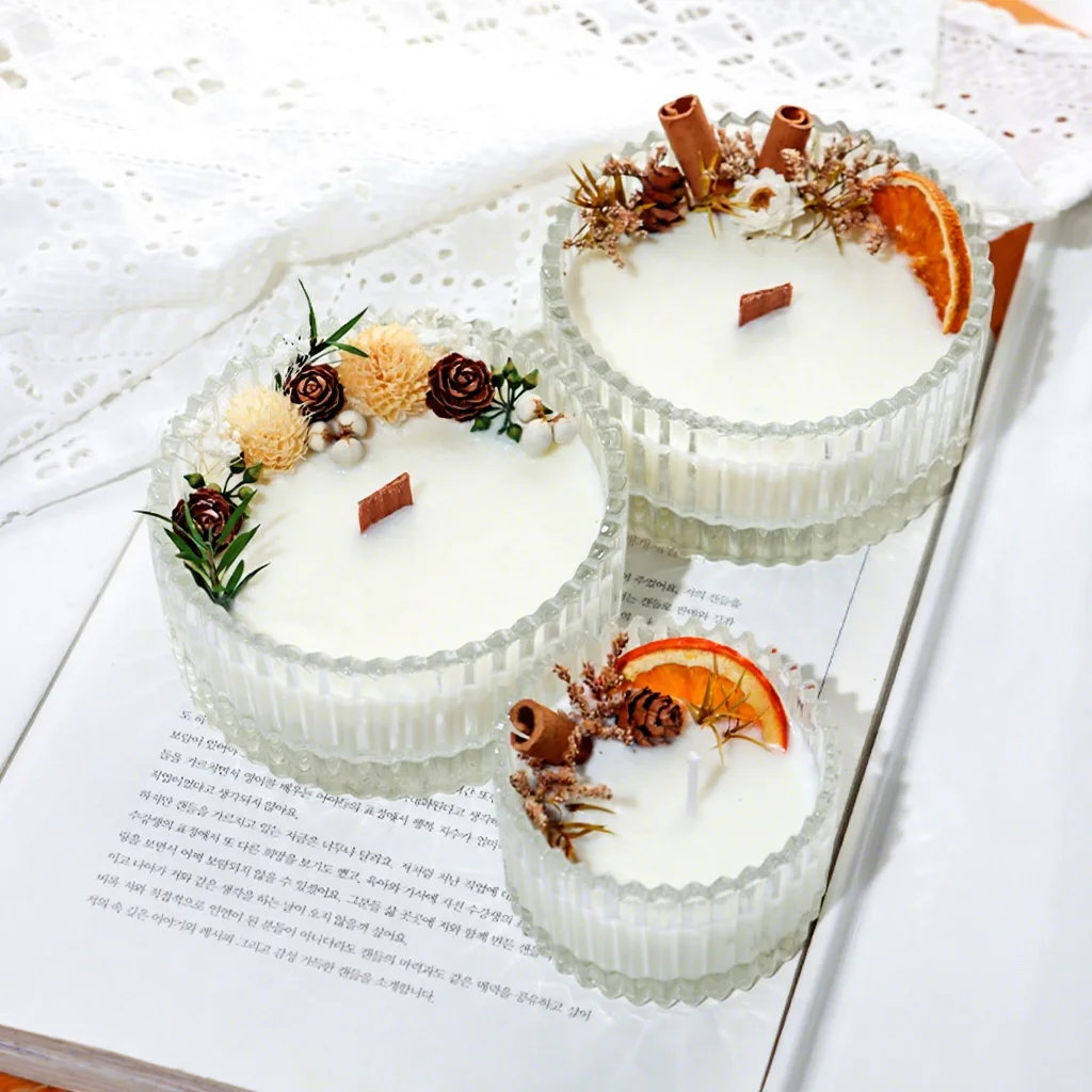 Empty Glass Candle Jar with Li - Candle Making Glass Jars recensie en prijs
