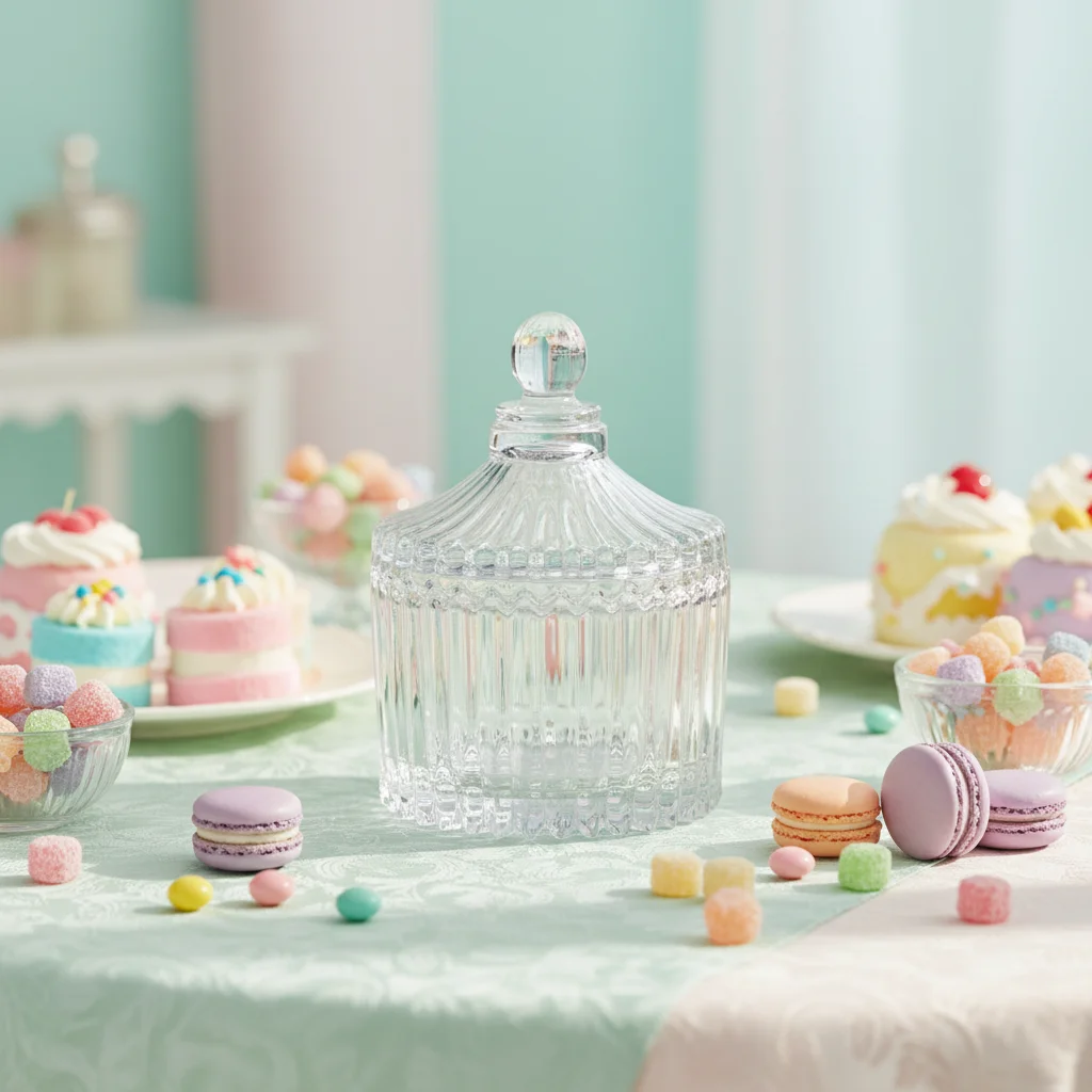 Empty Glass Candle Jar with Li - Candle Making Glass Jars recensie en prijs