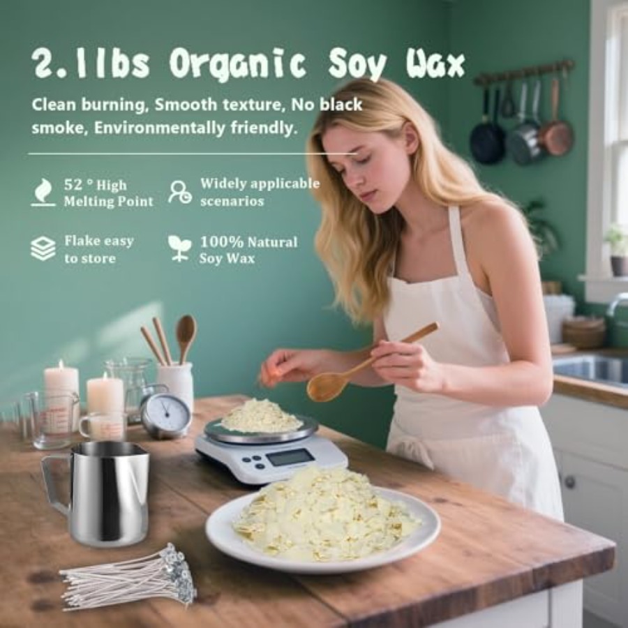Premium Candle Making Kit with - Candle Making Glass Jars recensie en prijs