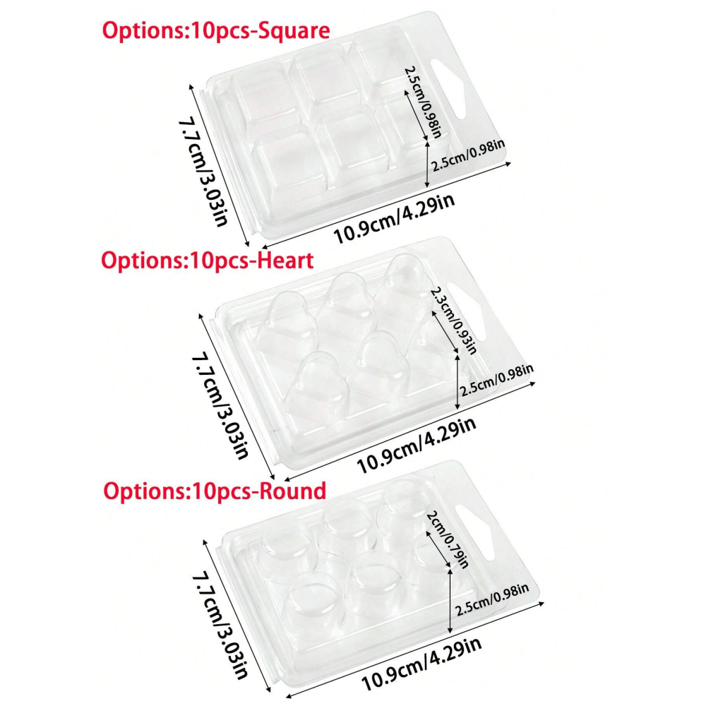 10pcs Wax Melt Mold, Wax Melt  - Candle Making Video recensie en prijs