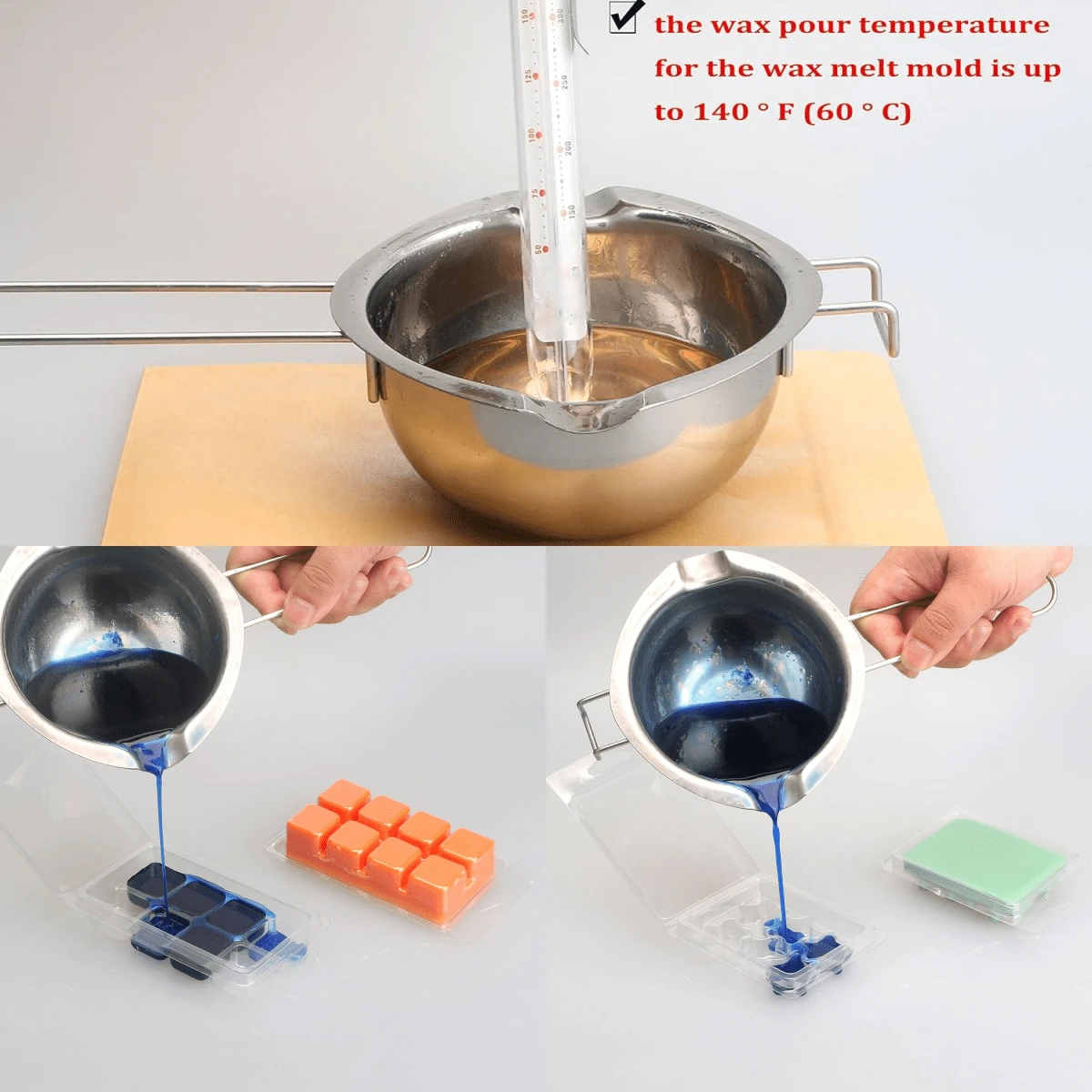 10pcs Wax Melt Mold, Wax Melt  - Candle Making Video recensie en prijs