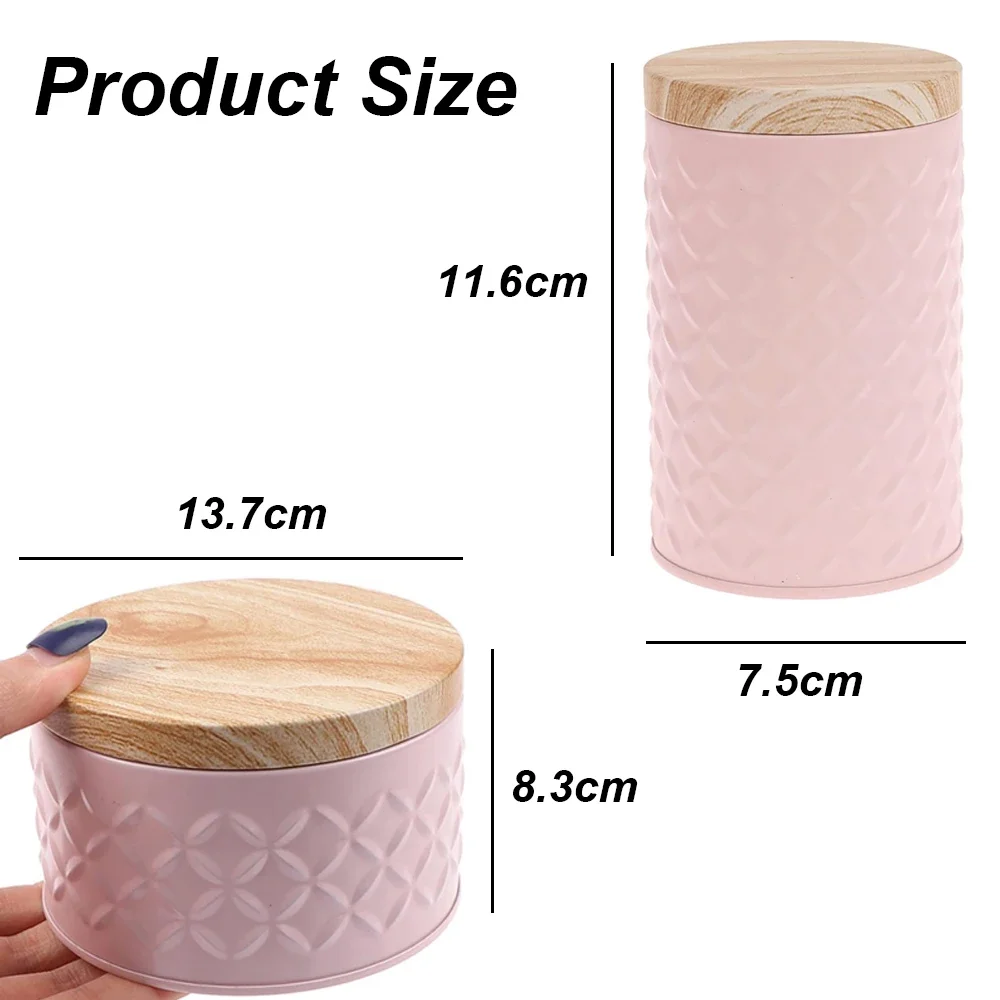 Tea Storage Jar Wood Grain Tin - Candle Making Homewood recensie en prijs