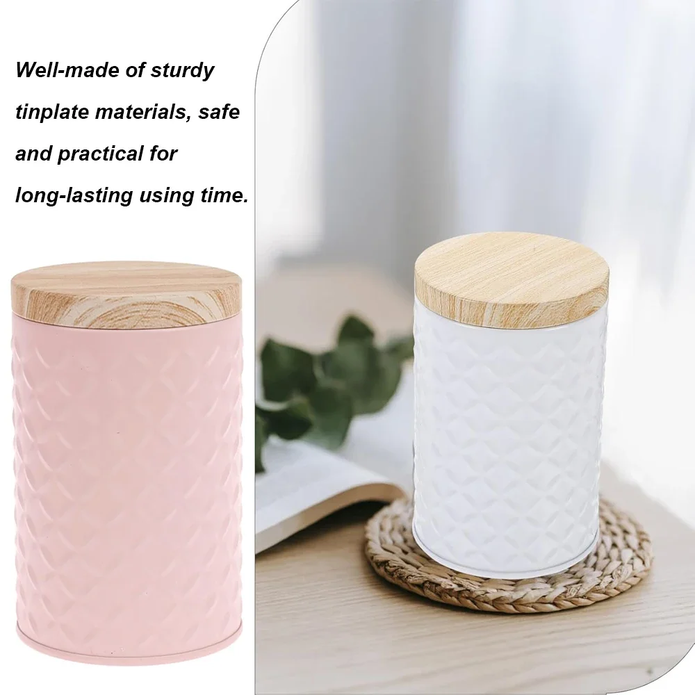Tea Storage Jar Wood Grain Tin - Candle Making Homewood recensie en prijs