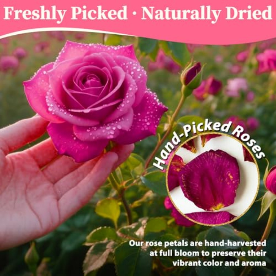 Dried Rose Petals Bulk 5oz Nat - Candle Making Bath recensie en prijs