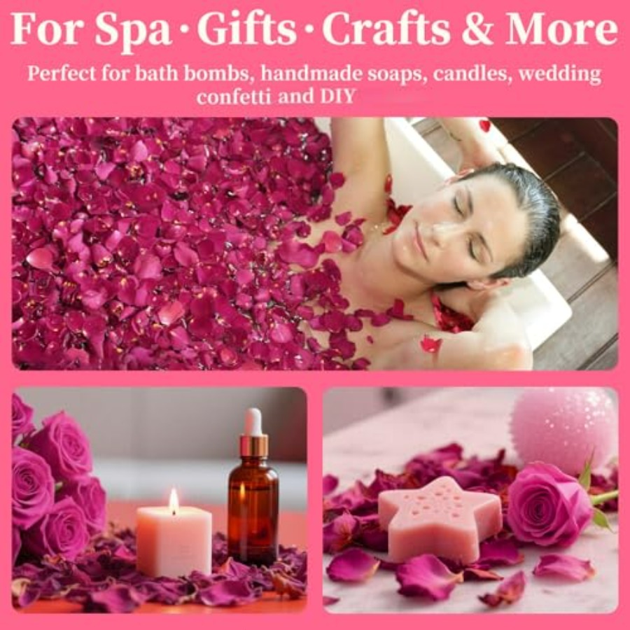 Dried Rose Petals Bulk 5oz Nat - Candle Making Bath recensie en prijs