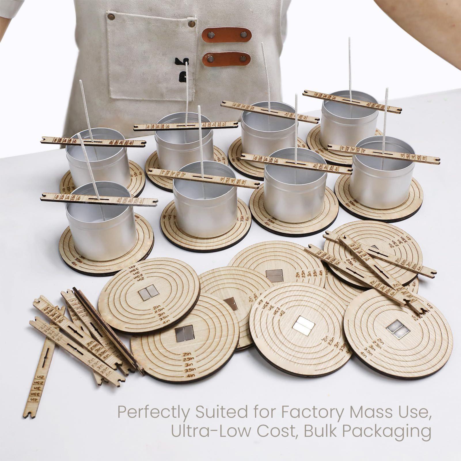 2Pcs Wick Centering Tool Woode - Candle Making Homewood recensie en prijs