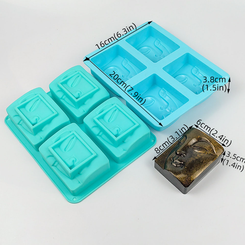 4 Holes Buddha Portrait Soap M - Candle Making Video recensie en prijs
