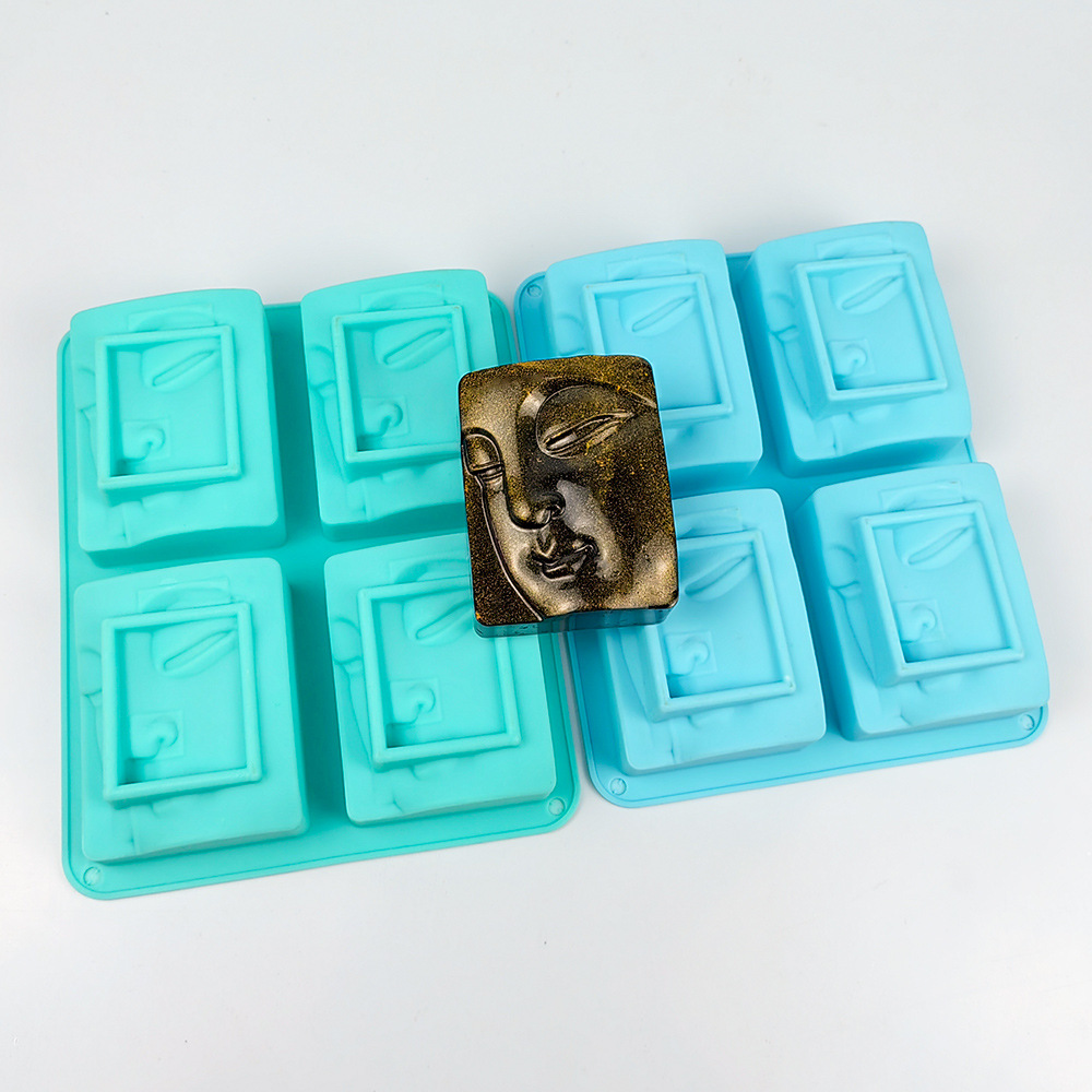 4 Holes Buddha Portrait Soap M - Candle Making Video recensie en prijs